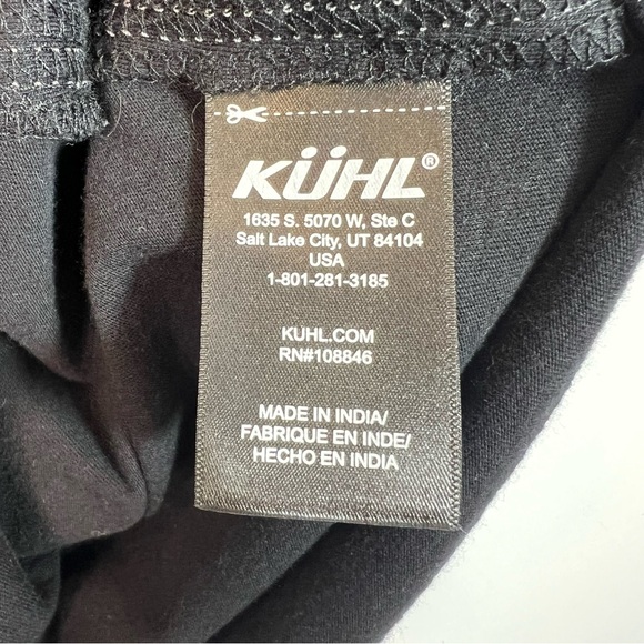 Kuhl Wayfarer Organic Cotton Polo Shirt Black Size Large - Picture 8 of 11